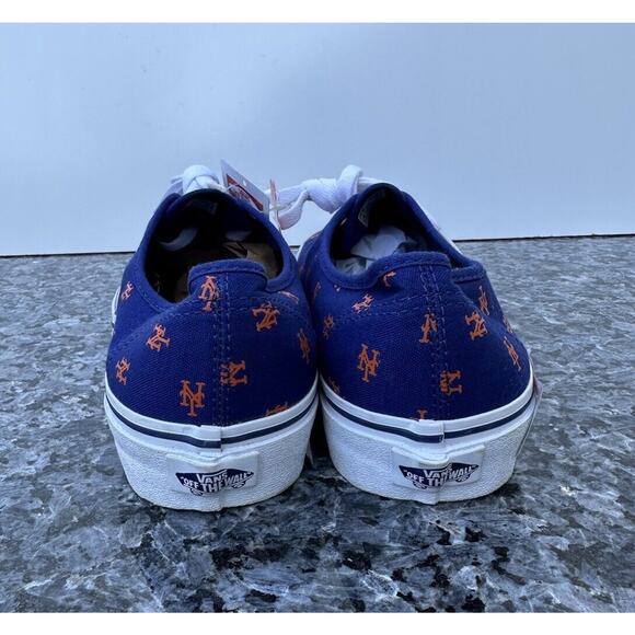 Vans x MLB New York NY Mets AOP Logo Blue Shoes Men’s Size 7.5 / Women\'s 9 main image 5